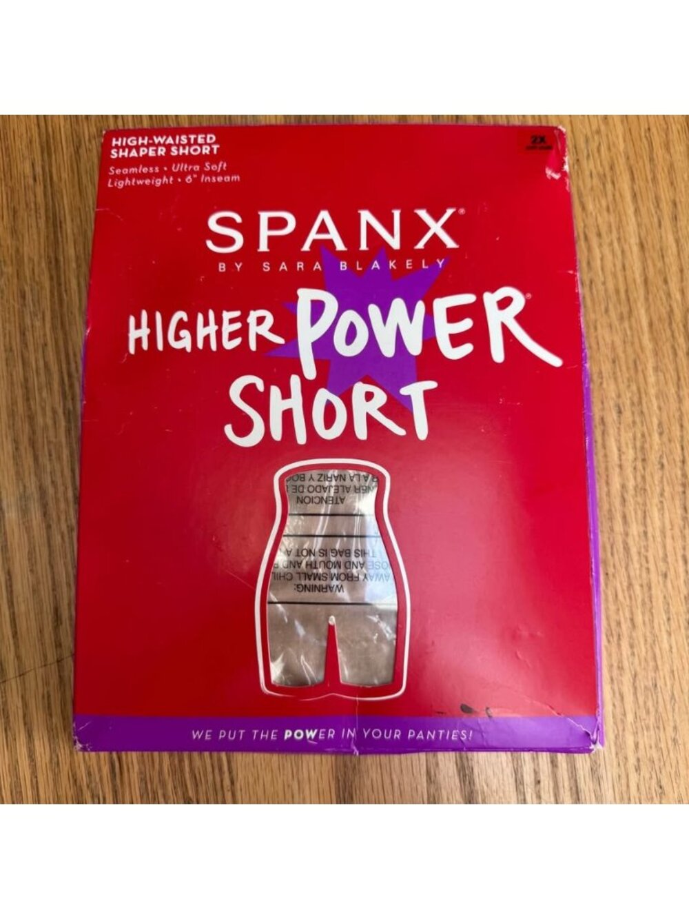 SPANX Higher Power High-Waisted Shaper Shorts 2X Soft Nude New Sealed